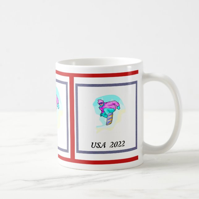 Luv bis Snowboard - Kaffeetasse (Rechts)