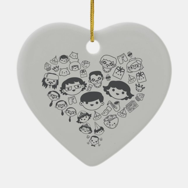 Luv Keramik Ornament (Hinten)