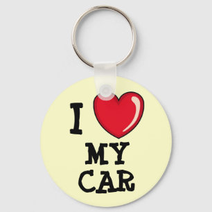 Luv mein Auto! Schlüsselanhänger