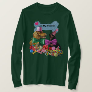 Luv My Weenies Ladys Long Sleeve TShirt