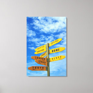 LUV TRAVEL 24x36 Leinwanddruck
