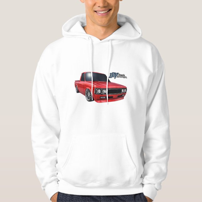 Luv Truck Garage Custom Slammed Luv with Logo Hoodie (Vorderseite)