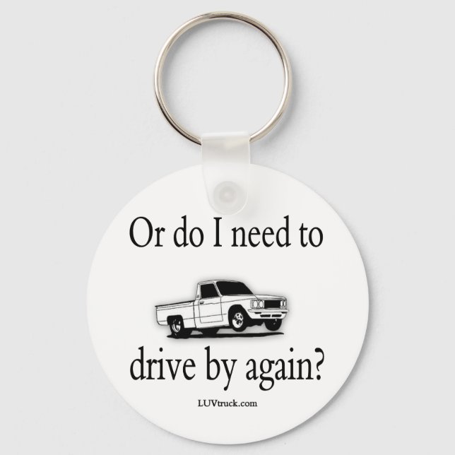 Luv Truck Logo Merchandise Schlüsselanhänger (Vorderseite)