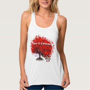 Luv U 2 Pieces T - Shirt Wirbel Roots Puzzles Stüc