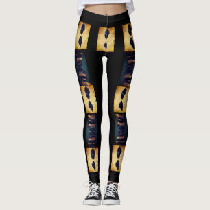 Luv U ❤️ Luv Me leggings par dalDesignNZ