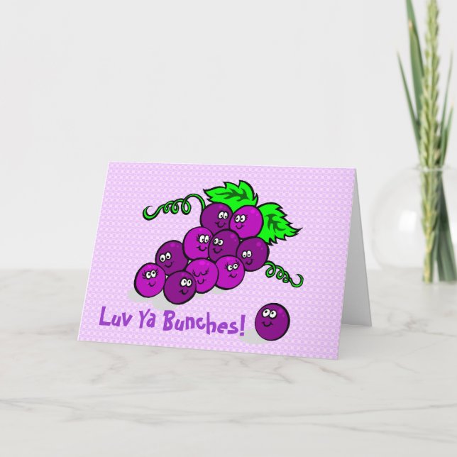 Luv Ya Bunches! Dankeskarte (Vorderseite)