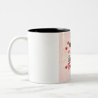 Luv You Furever Paw Print Mug – Pet Lover Gift Zweifarbige Tasse