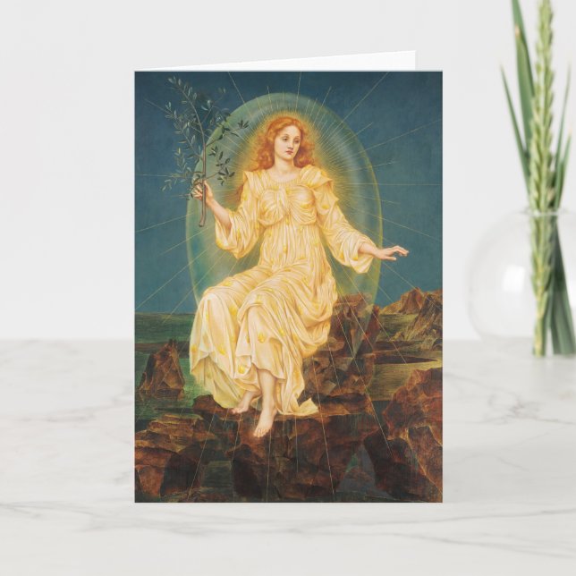 Lux auf Tenebris | Evelyn De Morgan Karte (Vorderseite)