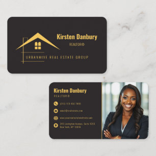 Lux Beruflich Real Anwesen Foto Business Cards Visitenkarte