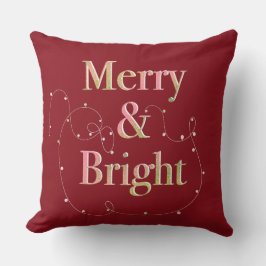 Lux Christmas Joyeux & Oreiller Lright Thlow