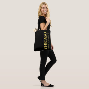 Lux Gold Chicago Latitude & Longitude Tasche