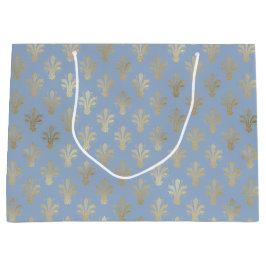 Lux Gold Lilie und Cerulean Blue Große Geschenktüte