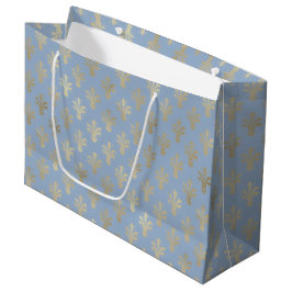Lux Gold Lilie und Cerulean Blue Große Geschenktüte