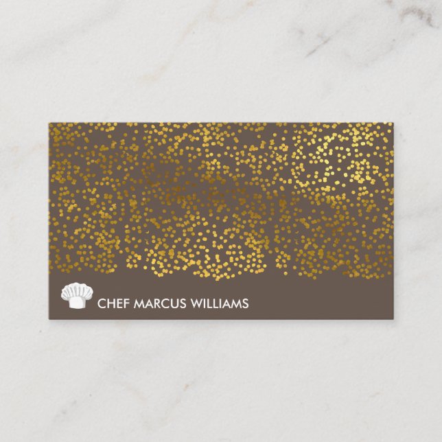 Lux Gold Speck | FÜHRUNGSKRAFT KOCH Visitenkarte (Vorderseite)