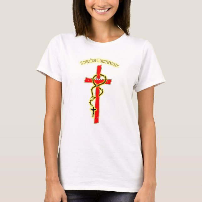 Lux in Tenebris - Rosary 01 T-Shirt (Vorderseite)