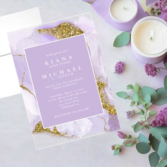 Lux Ink Lavender Abstrakt ID990 Acryleinladungen (Von Creator hochgeladen)