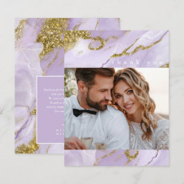 Lux Ink Lavender Abstrakt ID990 Dankeskarte