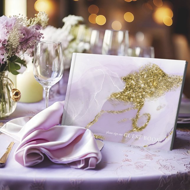 Lux Ink Lavender Abstrakt ID990 Gästebuch (Von Creator hochgeladen)