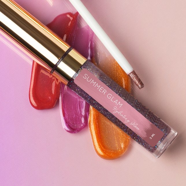 Lux Stroke Lip Gloss Cosmetic Label Etiketten (Von Creator hochgeladen)