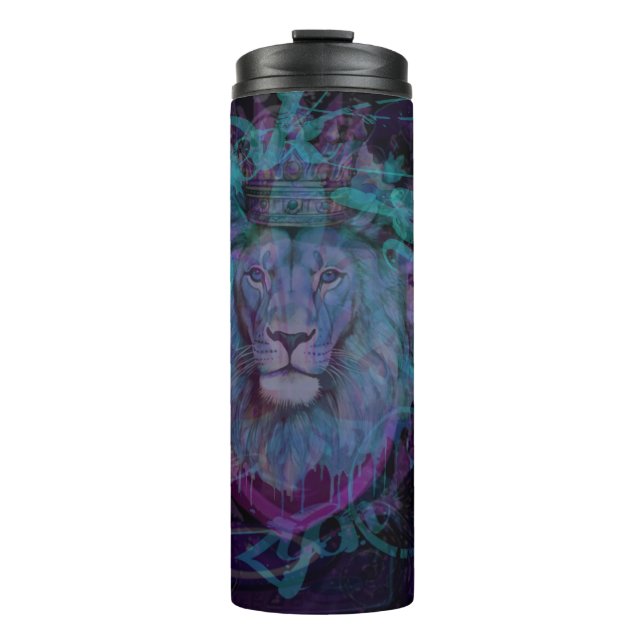 Lux-Style Blacklyon-Design Thermosbecher (Vorderseite)