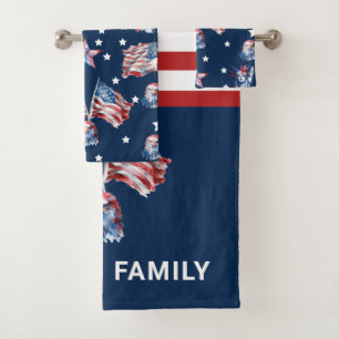 Luxe 4 juillet Patriotique Personnalisé