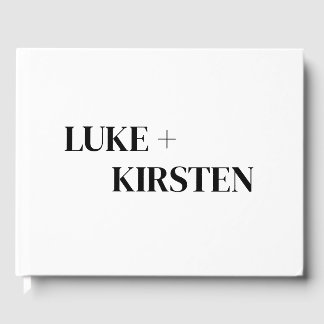 Luxe | Bold Modern Minimalist Mariage Livre d'invi