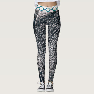 Luxe Chain Leather Leggings