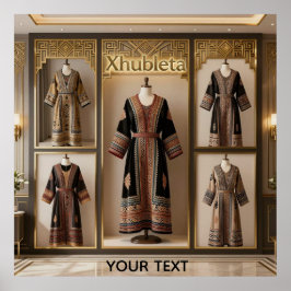 Luxe-Erbe: Die heilige Geometrie von Xhubleta Poster