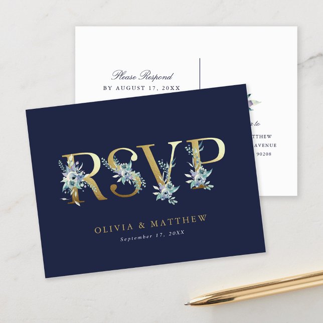 Luxe Floral UAWG Postkarte mit Auswahl an Speisen (Von Creator hochgeladen)