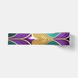 Luxe Foil Glam Gold Lila Ripsband