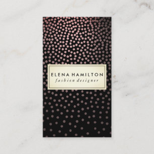 Luxe geklatschtes Muster Visitenkarte