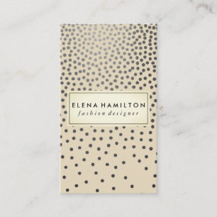 Luxe geklatschtes Muster Visitenkarte