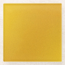 Luxe Glam Gold Glitzer Glass Untersetzer