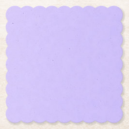 Luxe Glam Lavender Scalloped Square Untersetzer