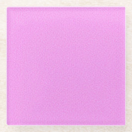 Luxe Glam Pink Glitzer Glass Untersetzer