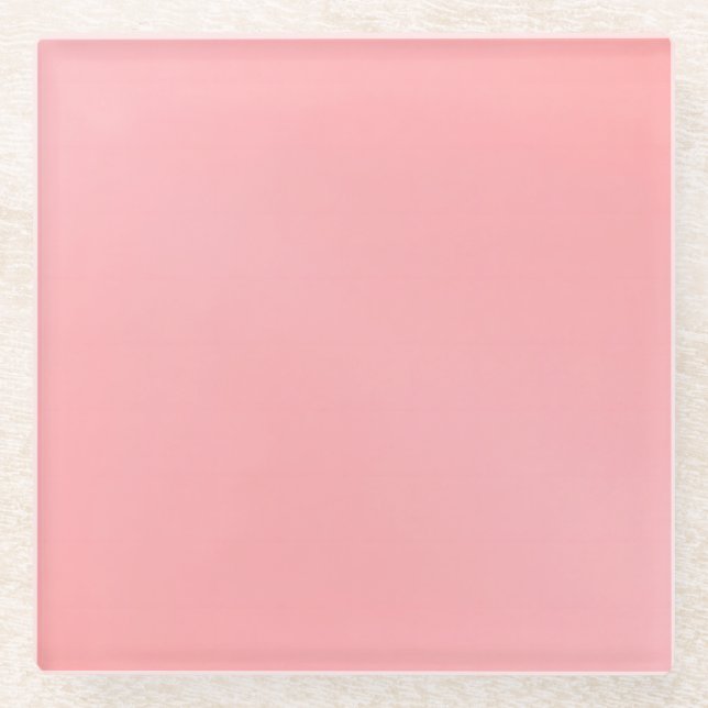 Luxe Glam Pink Rose Gold Glitzer Untersetzer (Vorderseite)