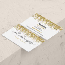 Luxe Gold Confetti Look