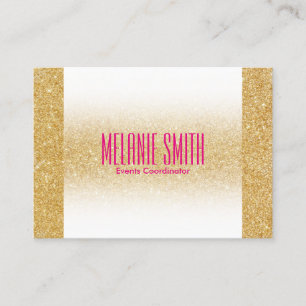 Luxe Gold Shimmer Visitenkarte