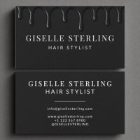 Luxe Haare-Stylist mit schwarzer Driving-Spitze