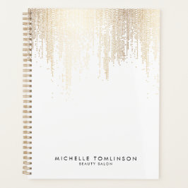 Luxe Imitate Gold Confetti Rain Termin Buch Planer