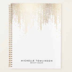 Luxe Imitate Gold Confetti Rain Termin Buch Planer