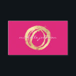 Luxe Imitate Gold lackierte Circle Designer Logo R Visitenkarte<br><div class="desc">Ein Bio gemalter Kreis in Imitat-Metallic-Gold wird zu einem luxuriösen Logo auf dieser Designerkartenvorlage mit dem Zusatz Ihres Namens oder Firmennamens in einer schicken Typenbehandlung. Steigen Sie mit diesem modernen Design in Ihre Marke ein und lassen Sie sich von der Masse abheben und einen bleibenden Eindruck verlassen. Ideal für Schmuckdesigner,...</div>