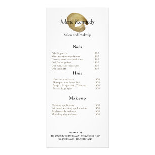Luxe Imitate Gold Rustikale Elegant Modernes Highl Werbekarte
