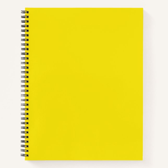 Luxe Lemon Spiral Notebook Notizbuch (Vorderseite)