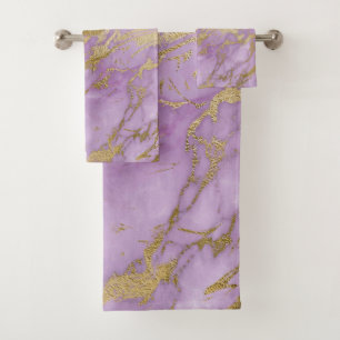 LUXE LILA GOLD HAMPTON TOWEL SET