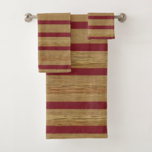 Luxe Linge Moderne Burgundy Gold Collection