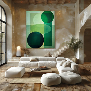 Luxe Minimaliste Art Déco Géométrique Abstrait Ver