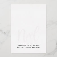 Luxe Noel Schwarz & Weiß Echt