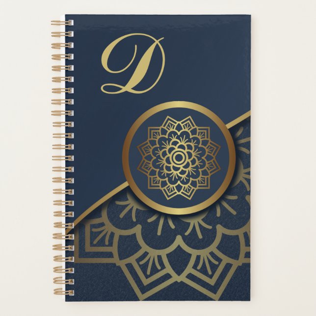 Luxe personnalisé Mandala Art Blue (Devant)