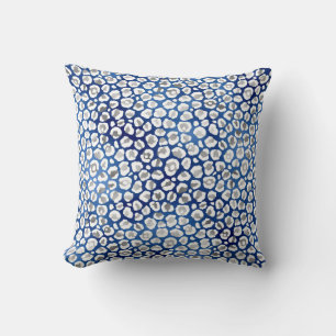 LUXE PRINT BLAUE CUSHION KISSEN